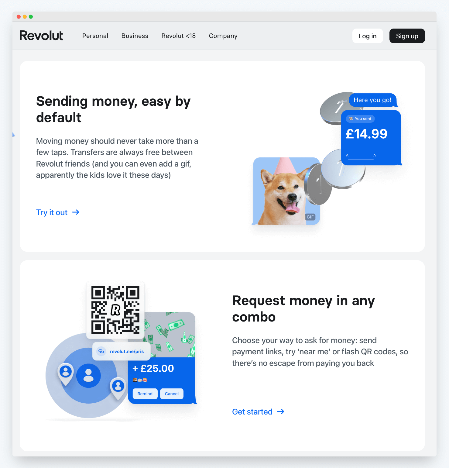 Revolut as an example of product messaging tailored to target audience.