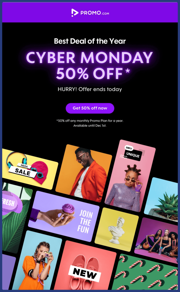 Cyber Monday as an idea for further Black Friday promotions.