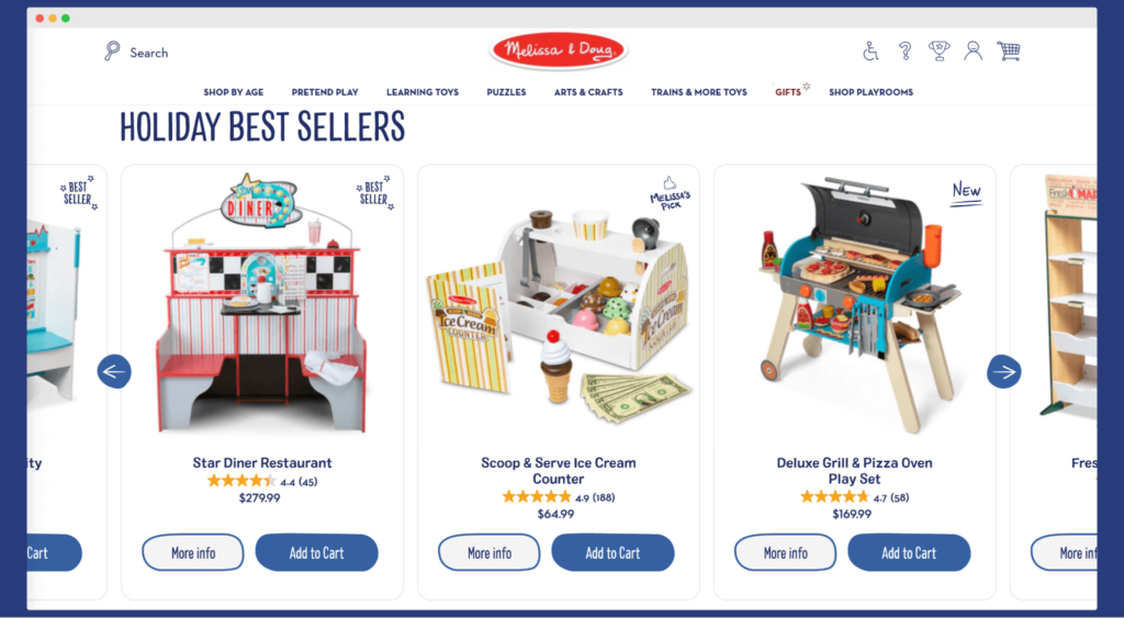Toys as an example of ecommerce business idea.